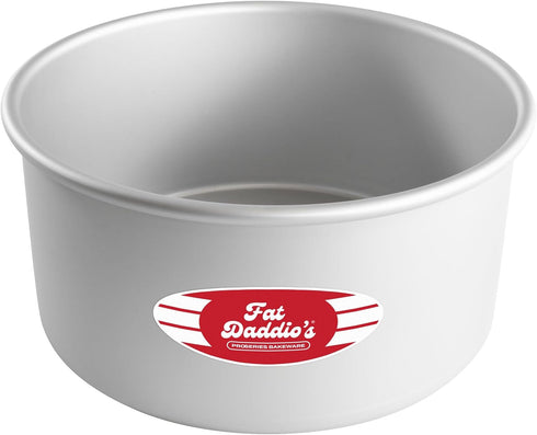 Fat Daddio's PRD-84 Anodized Aluminum Round Cake Pan, 8 x 4 inch...