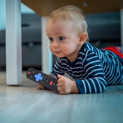 2 pack Silicone Baby Teething Toys, Remote Control Shape Teething Toys for Babies 6-12 Months, BPA free, Soft and Textured Teether Relief Soothe G...