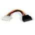 StarTech.com 6in SATA to LP4 Power Cable Adapter - F/M - Power adapter - SATA power (M) to 4 pin internal power (F) - 5.9 in - black - LP4SATAFM6I...