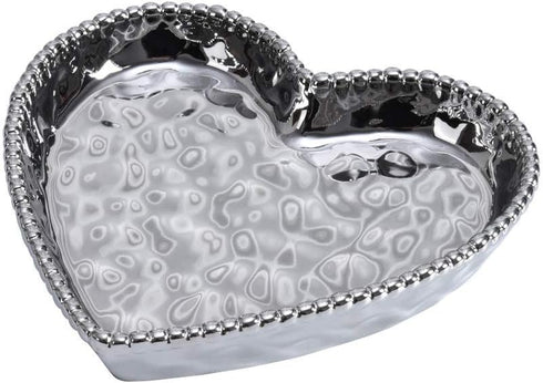 Pampa Bay Love is in the Air Medium Heart Dish (1, Silver)...