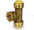 Everflow Supplies Pushlock Female Center Tees UPCTF12 Push x Push X Female 1/2 Inch Quick & Easy Installation with Corrosion Resistant to Improve ...