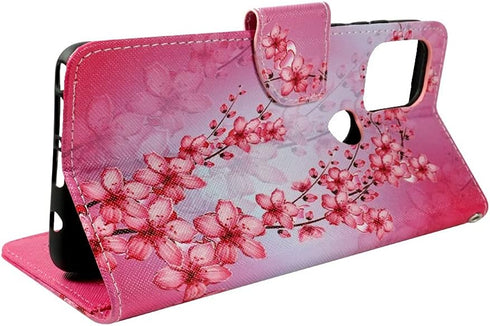 Zase Moto G Stylus 5G Wallet Phone Case for Women Pouch PU Leather Flip Folio Cute Design Cover w/Kickstand ID Card Slot Wrist Strap Compatible wi...