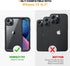 Diaclara Designed for iPhone 13 Case, Full Body Rugged Case with Built-in Touch Sensitive Anti-Scratch Screen Protector, Soft TPU Bumper Case for ...