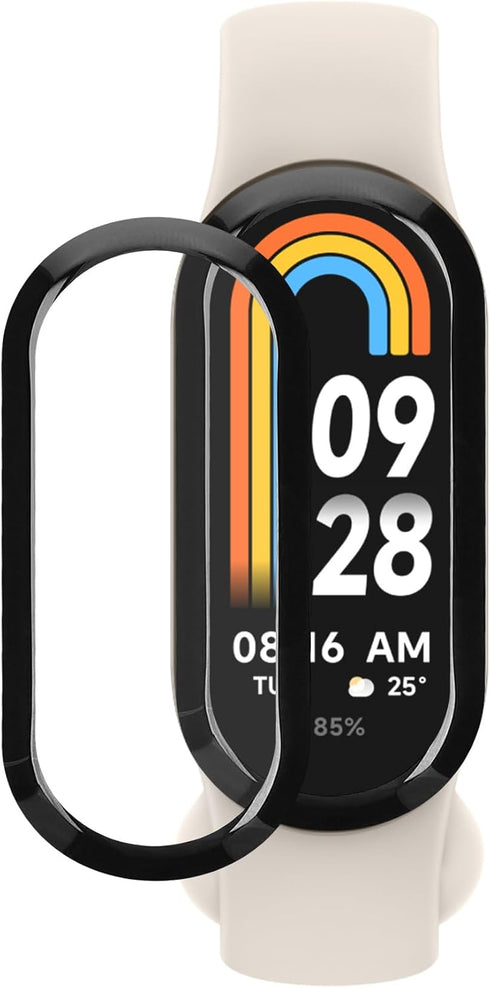 kwmobile Protective Film Compatible with Xiaomi Mi Band 8 Screen Protector - 2x Smart Watch Protector Anti-Fingerprint...