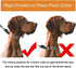Dog Prong Collar, Adjustable Dog Training Collar with Quick Release Buckle for Medium Large Dogs (A-M/3.0mm (Neck: 16"-18'' Weight:50 lbs))...