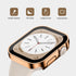 for Apple Watch Case 45mm,Hard Case with Tempered Glass Screen Protector,Watch Cover for Apple Watch Series 9 8 7 Screen Protector,Ultra-Thin Dura...
