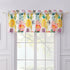 Greenland Home Watercolor Dream Window Valance, White 84 x 19...
