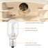 WE4M305 Dryer Light Bulb for GE/General Electric 110v 10watt Appliance Bulb (4 pack)