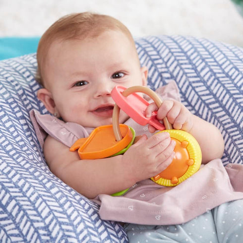 Playskool My Own Keys Baby Sensory Toy, Play Keys with Textures and Sounds for Babies 3 Months and Up (Amazon Exclusive)...