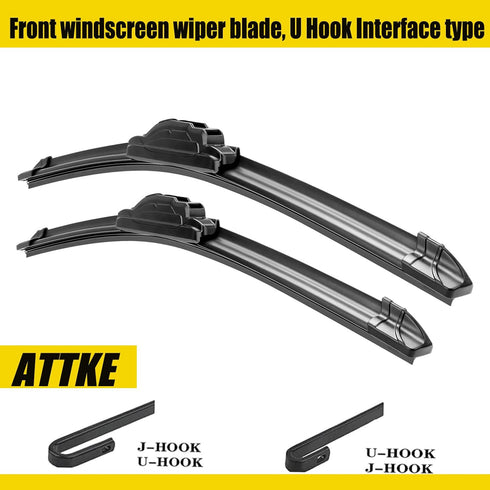 3 Wiper Blades 18" + 19" Front Wiper + 10" Rear Wiper Blades for Mini Coope 2006-2011-OE Original Quality (Pack of 3)...