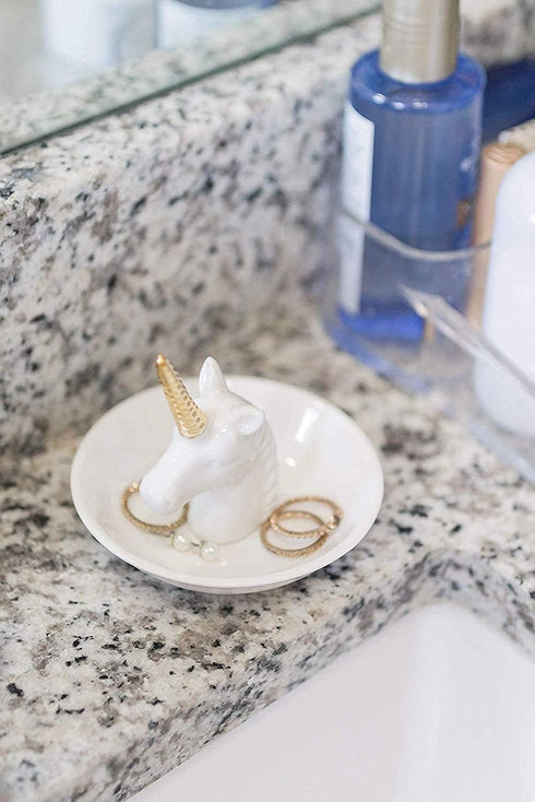 Unicorn Ring Dish Jewelry Holder Unicorn Gift for Women Girls Birthday Christmas Gifts...