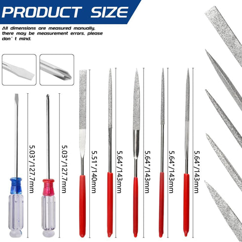 WMYCONGCONG 19 PCS Gundam Model Tools Kit Hobby Basic Tool Craft Set for Basic Model Building Repairing Fixing...