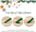110 Pieces Green Pipe Cleaners, Pipe Cleaners Craft, Craft Pipe Cleaners Chenille Stem Bulk, Art Pipe Cleaners for Creative Decoration Christmas V...