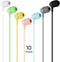 Kids Earbud Headphones Bulk 10 Pack Multi Colors for School Classroom Students Teens Children Gift and Adult......