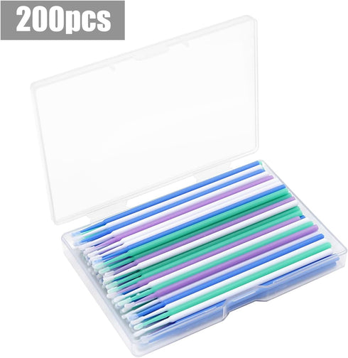 200 Pcs Touch Up Paint Brushes,Disposable Micro Paint Chip Repair Applicators for Automotive Paint Detailing, Stone Chips,Scratches(1.0, 1.3, 1.8,...