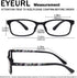 EYEURL Computer Blue Light Blocking Glasses 2 Pack Reading Glasses for Women Men 2.25 Blue Light Blocker Fashion Rectangular Eyeglasses Frame with...