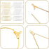 120pcs Earrings Beading Hoop Earring Finding Teardrop Earring Triangle Earring Round Hoop Earring for Jewelry Making DIY Crafts Art Creation Women...