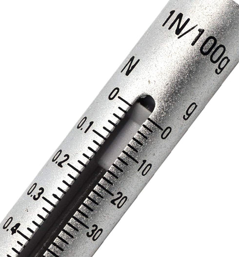Economy Dynamometer, Aluminum - 100g / 1N - Zero-Point Calibration Capability - High Resolution Scale, Spring Balance - Classroom Quality - hBARSC...