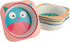 ZEAYEA 6 Pack Bamboo Kids Bowls, 10 Oz Durable Cartoon Bowls for Children, BPA Free Cute Snacks Bowls, Square Dinner Tableware for Serving Soup, C...