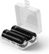 Heyiarbeit Battery Storage Case Holder Box for 2 26650 Batteries, Clear Color (2 Pack)...