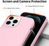 Designed for iPhone 13 Pro Max Case, Silicone Ultra Slim Shockproof Phone Case with Soft Anti-Scratch Microfiber Lining, [Enhanced Camera Protecti...