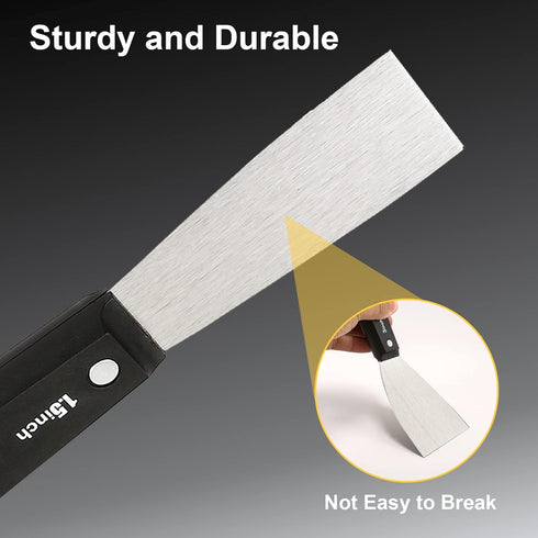 7 PCS Drywall Tools,Putty Knife Scraper Tool,Stainless Steel Paint Scraper Spackle Knife,Drywall Scraper Spackle Taping Knife For Spreading Drywal...