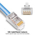 iGreely Shielded Cat6 RJ45 Connectors 50 Pack Gold Plated RJ45 Cat6/Cat5E/Cat5 8P8C 50 Micron 50u 3 Prong FTP STP Ethernet Cable Crimp Modular Plu...