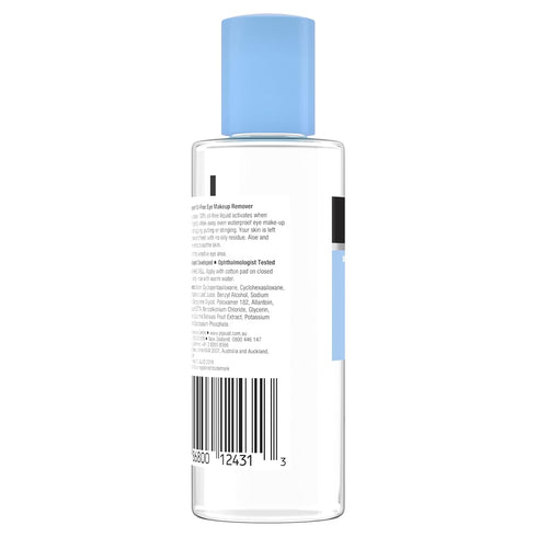 Neutrogena Oil-Free Liquid Eye Makeup Remover, Residue-Free, Non-Greasy, Gentle & Skin-Soothing Makeup Remover Solution with Aloe & Cucumber Extra...