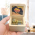 Sinzyo Natural Wooden Music Box with Customizable Photos Wind Up Musical Box Gifts for Christmas,Birthday and Valentine's Day(Character Maple, Ton...