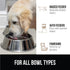 Gorilla Grip 100% Waterproof Raised Edge BPA Free Silicone Pet Feeding Mat, Dog Cat Food Mats Contain Spills Protects Floors, Placemats for Cats a...