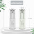 Travel Cups, Toothbrush Cup, Portable Travel Toothbrush Cases, 2 x 45 ml Pump Bottle Soap Dispenser, Mirror, Comb for Camping Business Travel (Gre...