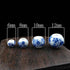 60Pcs 8mm Round Flower Ceramic Beads Handmade Porcelain Beads Spacer Beads Loose Beads String Beads for Bracelet Necklace Earrings Jewelry Making ...