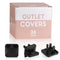 Outlet Covers Babepai 38-Pack Black Child Proof Electrical Protector Safety Improved Baby Safety Plug Covers...