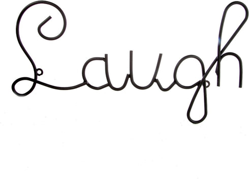 Super Z Outlet Live Love Laugh Set 3 Wall Mount Metal Wall Word Sculpture, Wall Decor...