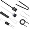 Key Cap Removal Tool, 7 Pcs Keycap Puller Kit Stainless Steel Keyboard Switch Puller Keyboard Remover Keyboard Cleaner Tools Set with Keyboard Bru...