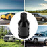 Universal Gear Shift Knob Adapter, Automotive Manual Transmission Non Threaded Shifter Kit Car Aluminum Alloy Racing Replacement Boot Retainer Sti...