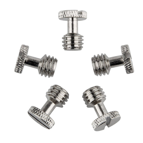 NICEYRIG 3/8 Inch Camera Quick Release Screw Tripod Screw Adapter Connecter DSLR Camera Rig Accessories- 5 Pack...