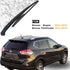 AUTOBOO Replacement for Nissan Rogue 2014-2018 Pathfinder 2013-2018 Rear Windshield Wiper Blade Arm Set-Factory OE Style...