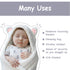 Jam Naturals- Baby Swaddle Blanket, Cute Bear Organic Receiving Swaddling Wrap, Newborn Baby Girl Soft Plush Registry Gift (Pink 3-6m)...