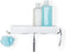 Better Living Clever Flip Shower Shelf, Basket or Shelf, Wall Mounted Shower Caddy Organizer with Removable Hooks, Multi-Purpose, No Drilling Adhe...