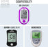 Rome Tech Blood Glucose Monitor CR2032 Batteries Compatible with 2B Comfort, AUVON I-QARE DS-W, BeneCheck - CR 2032 Battery for Glucose Meter - CR...