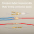 320pcs Double Bullet Wire Connectors, 3.9mm 3.5mm Male and Female Bullet Terminal Connectors with Insulation Sleeve, Crimp Terminal Automotive Ele...