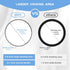 Magnifying Mirror 30X with Suction Cups, Large 6inch Travel 30X Magnified Mirror Round Makeup Mirror with High Magnification, Make up Mirror with ...