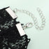 Halloween Sexy Jewelry Elegant Vintage Women Princess Black Lace Gothic Steampunk Statement Necklace Victorian Lolita Choker Crystals Pendant Vamp...