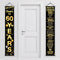 60th Birthday Party Anniversary Decorations Cheers to 60 Years Banner Party Decorations Welcome Porch Sign for Years Birthday Supplies (60th-1965)...