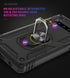 Androgate for Samsung Galaxy S10 Case with HD Screen Protectors, Military-Grade Metal Ring Holder Kickstand 15ft Drop Tested Shockproof Cover Case...