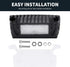 SUPAREE Led RV Lights Exterior, 12 Volt Exterior RV Lights, Led RV Porch Light 750 Lumen Black Lighting Fixture Kit Replacement for RVs Trailers C...