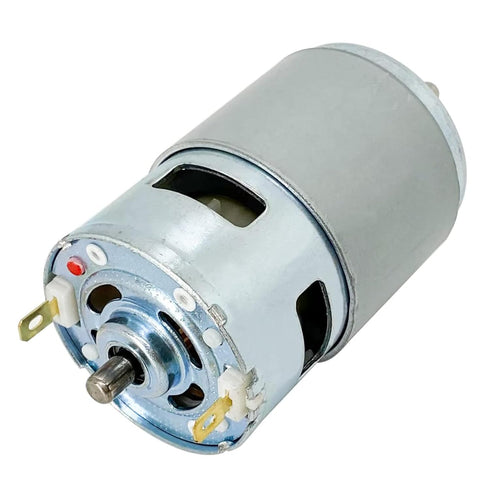 DC 775 Motor 12V-24V 6000-12000RPM 775 Electric Motor Double Ball Bearing High Torque Large Power Low Noise DC Motor with Bracket DIY for Mini Ang...
