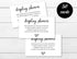 All Ewired Up 50 Display Shower Insert Cards, Display Shower Card, Display Shower Tags, Display Shower Invitation, Bridal Shower Insert, Baby Show...