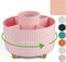 Pencil Holder for Desk, 360 Degree Rotating Desk Organizer Pen Holder, Spinning Makeup Brush Holder, 5 Slots Pencil Cup for School, Office, Home, ...